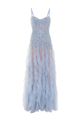 Butterfly Embroidery Gown