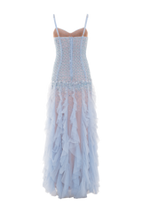 Butterfly Embroidery Gown