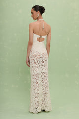 Gal Embroidery Maxi Dress