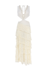 Martina Lycra Maxi Dress