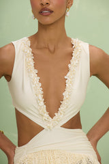 Martina Lycra Maxi Dress