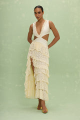 Martina Lycra Maxi Dress