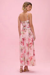 Orchid Bloom Embroidered Maxi Dress