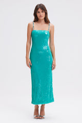 Isla Sequin Midi Dress