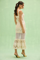 Flora Lace Midi Dress