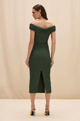Hilda Knit Off Shoulder Midi Dress