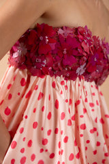 Peony Dots Midi Dress (Runway)