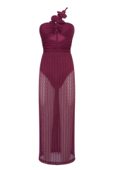 Petal Sheen Beach Dress