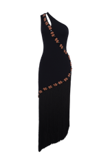 Delya Knit Cut-Out Midi Dress