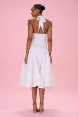 Blossom Poplin Orchid Midi Dress