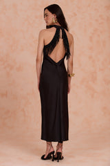 Liza Satin Midi Dress