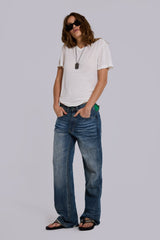 Linen V-Neck T-Shirt