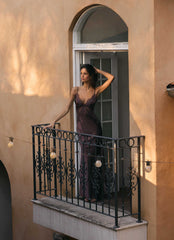 Winona Night Slip Dress - Chocolate