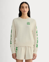 The Everlane X Parks Project Off-Duty Long-Sleeve Tee | Natural / Green
