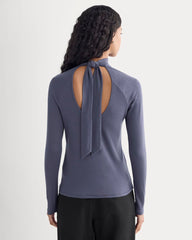 Tie-Neck Top In Butterluxe | Graystone