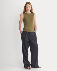 Tissue Boatneck Tank | Beech