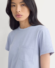 The Box-Cut Tee In Essential Cotton | Aleutian | Pocket