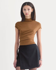 Twist Top In Butterluxe | Toffee