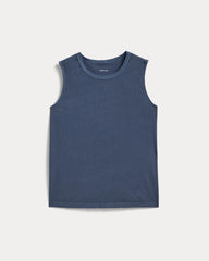 The Boyfriend Tank In Essential Cotton | Navy