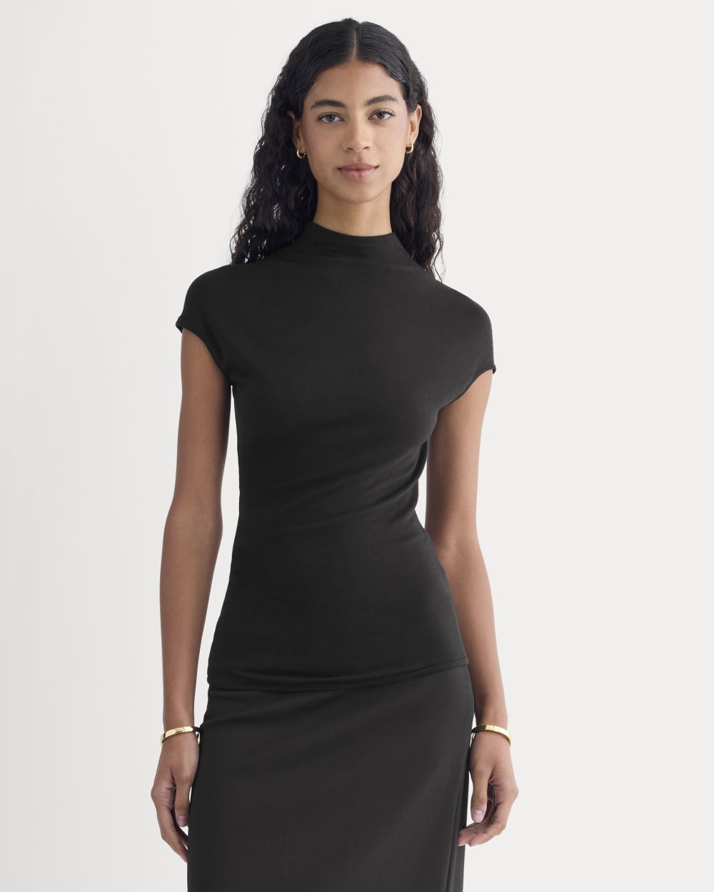 Twist Top In Butterluxe | Black