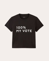 The Voter Tee In Essential Cotton | Black